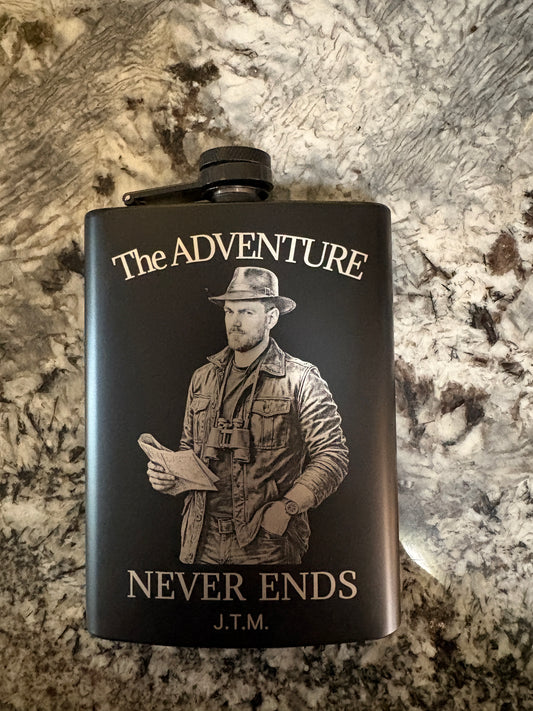 Legacy Flask — Photo Engraved